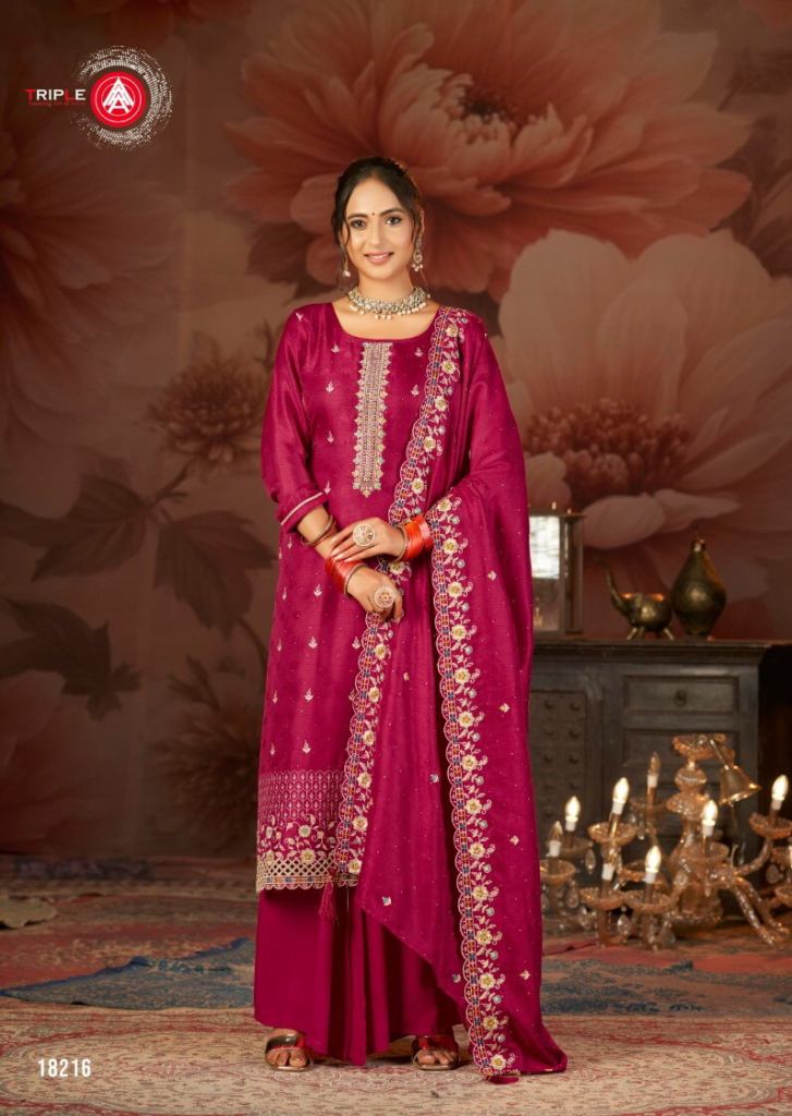 Triple Aaa Eloenai Jeaquard Work Dress Material