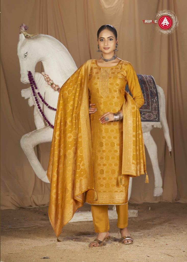 Triple Aaa Hanshika Vol 4  Musleen Dress Material