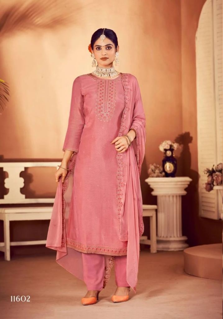 Triple Aaa Taani Muslin Embroidery Designer Salwar Suit 