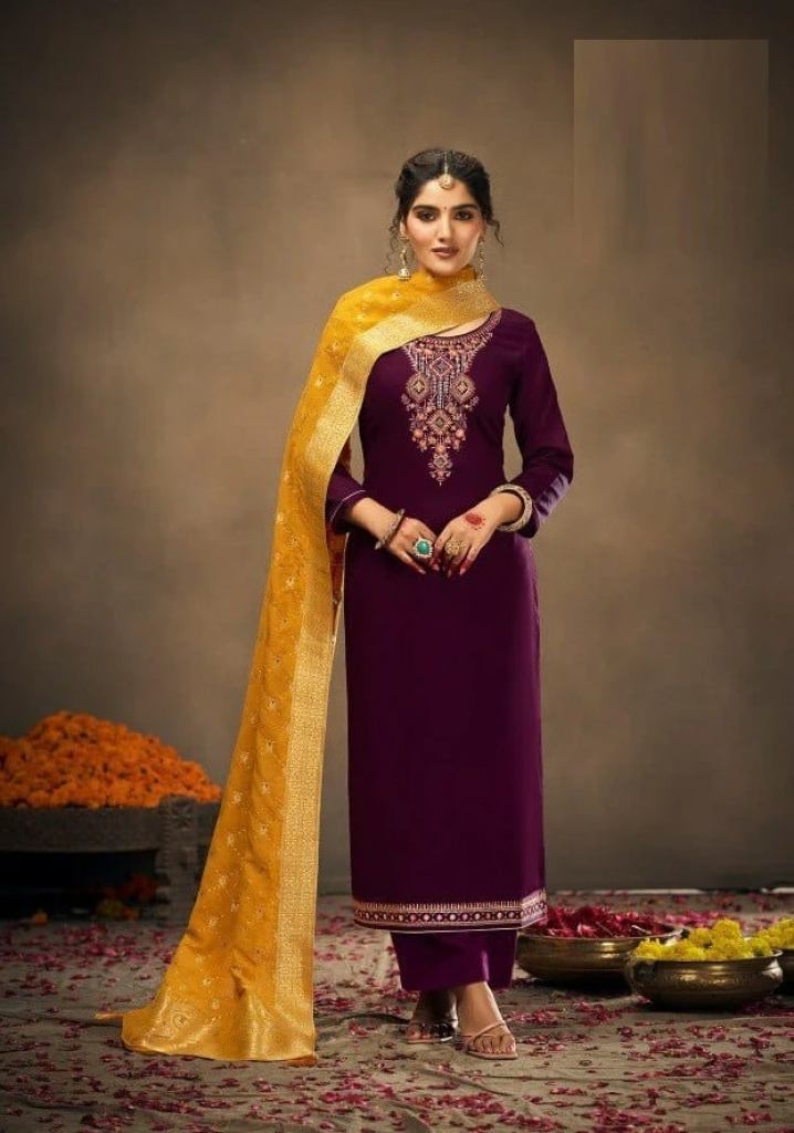 Triple Aaa Verita Jam Cotton Designer Salwar Kameez