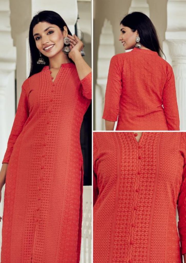 Tunic House Lucknowi Vol 19 Casual Wear Kurtis