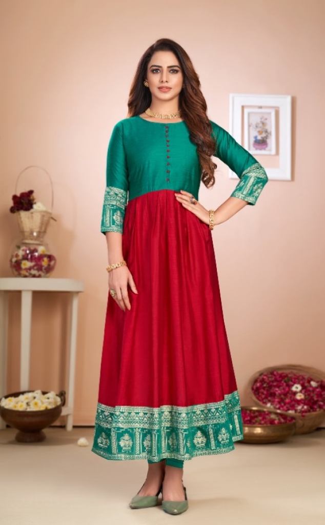 Tunic House Natraj Ethnic Wear Anarkali Kurti Catalog