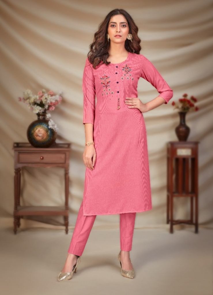 Tunic House Norja vol  3 Fancy Wear Embroidery Kurti Collection