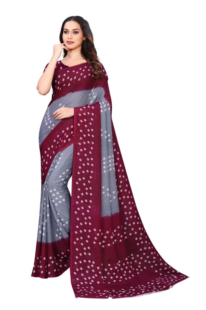 Turkey 9006 Bandhani Silk Regular Wear Saree Collection 