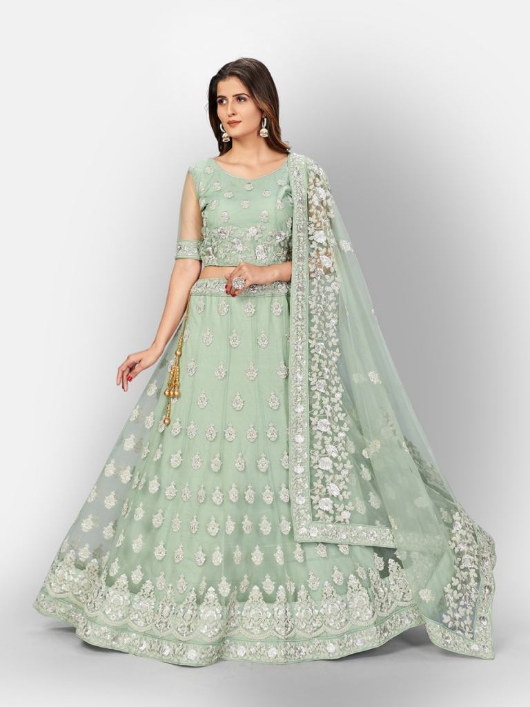 Urva Designer Pasta Color Lehenga Choli Buy   Wedding Wear Lehenga Collection