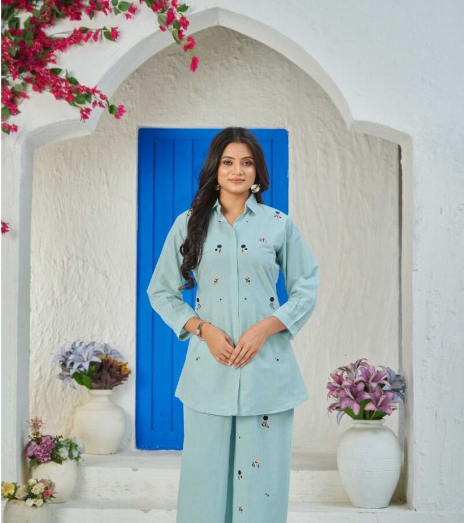 Vamika Elite Cambric Cotton Co Ord Set