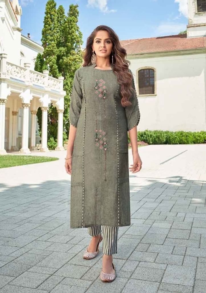 Vamika Nx Apsara Vol 4 Catalog Ethnic Wear Kurti With Bottom