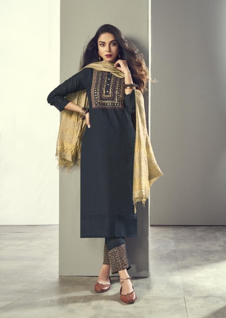 Vamika Ruhana Designer Viscose Silk Readymade Salwar suits catalog