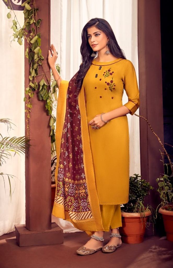 Vardan Nagma Vol 1 Jam Cotton With Handwork Festive Wear Kurti Pant With Dupatta Collection