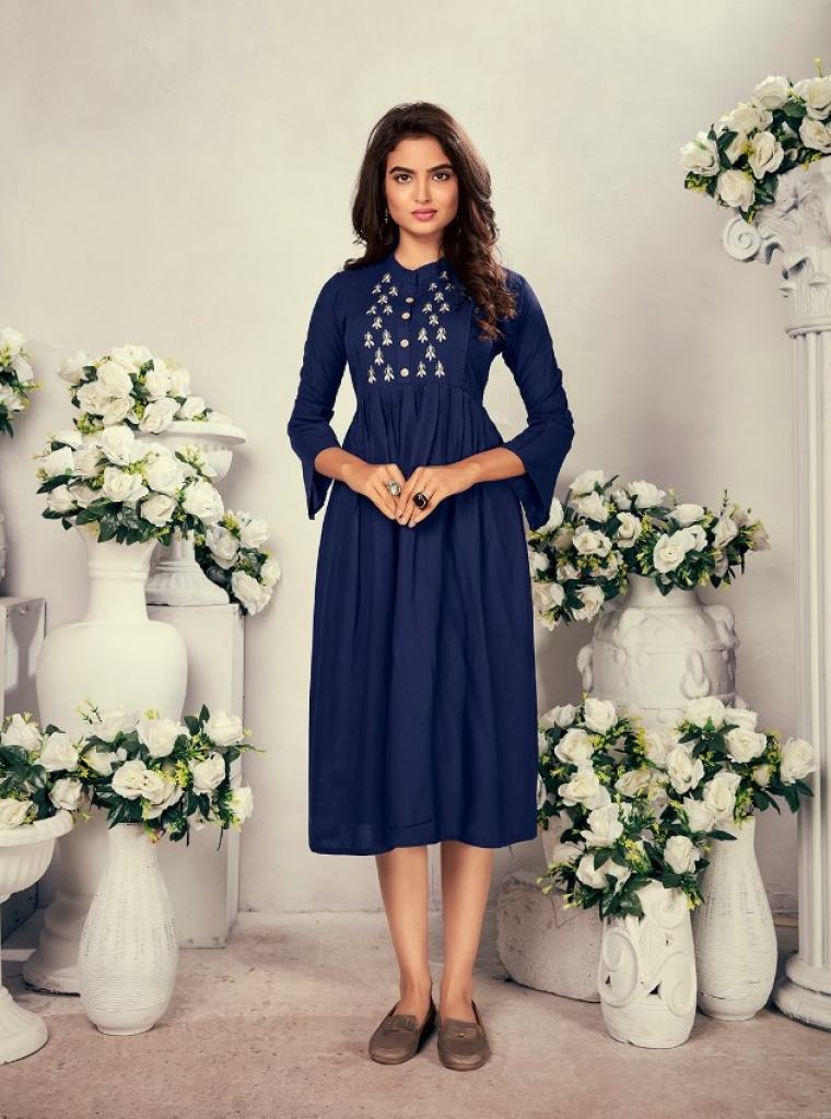 Vardan presents Good News Embroidery Kurtis Collection