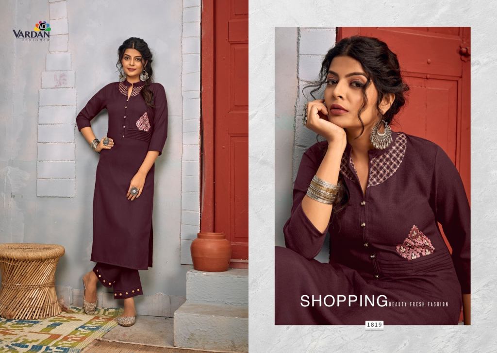 Vardan Jhumka vol 2 Kurti With Bottom Collection this catalog fabric is 14 kg rayon