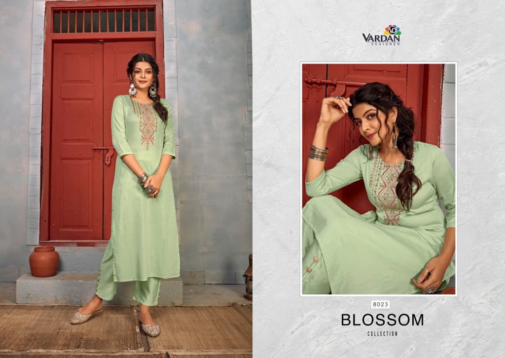 Vardan Jhumka Rayon fabric Designer Kurti Collection Catalog