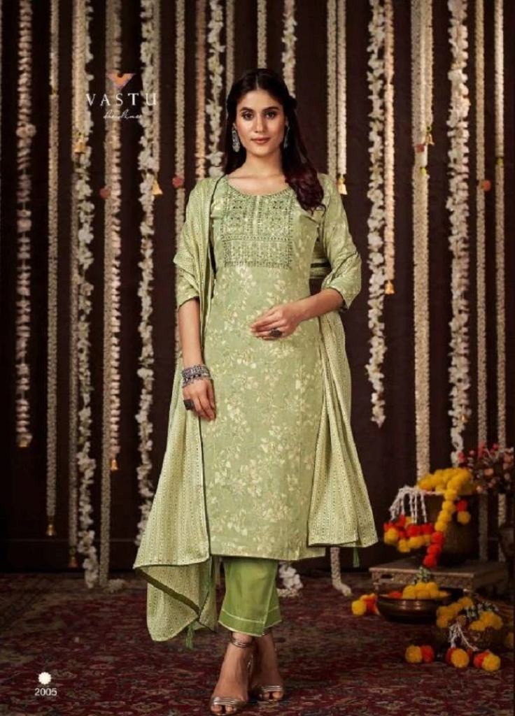 Vastu Gulmohar Vol 1 Ready Made Dress Collection