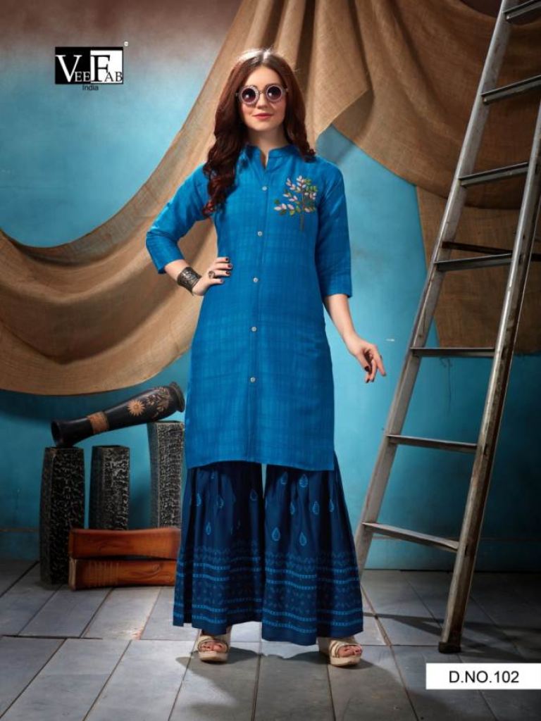 Red Straight cut kurti with patch - Byhand Kochi