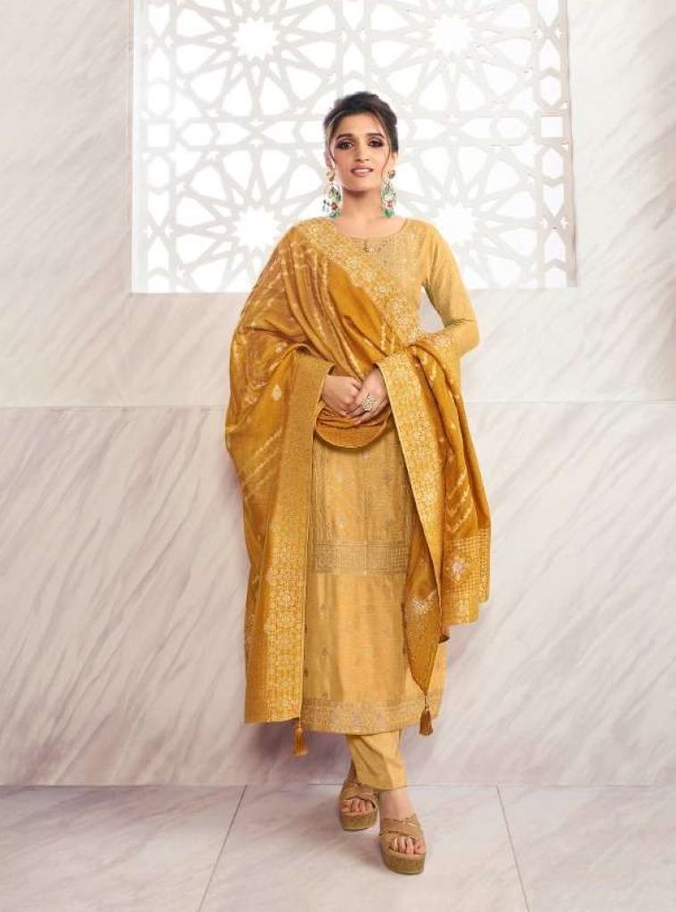 Vinay Kaseesh Zardosi Vol 2 Pure Dola Jaquard Salwar Suits  catalog