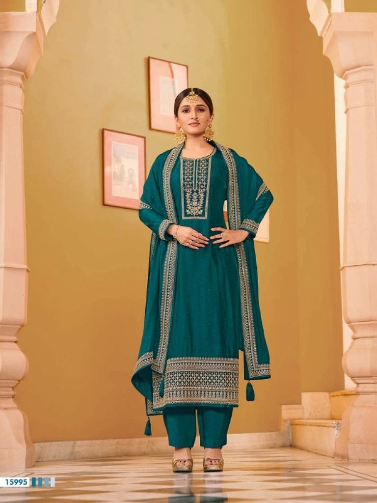 Vinay Fashion Kaseesh Preeyal Catalog Expensive Designer Wear Salwar Suits