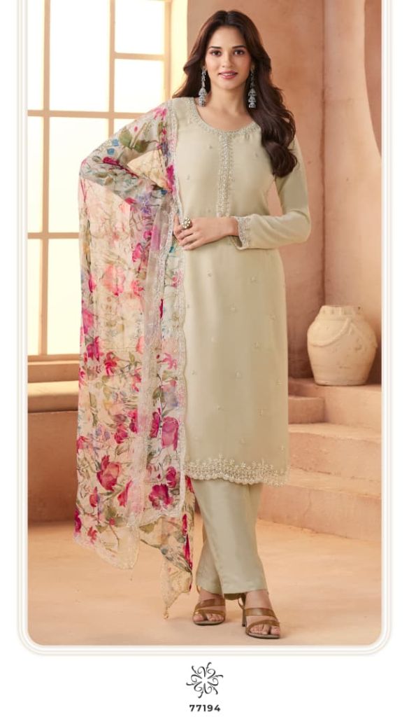 Vinay Kuleesh Anmol Embroidery Work Salwar Kameez