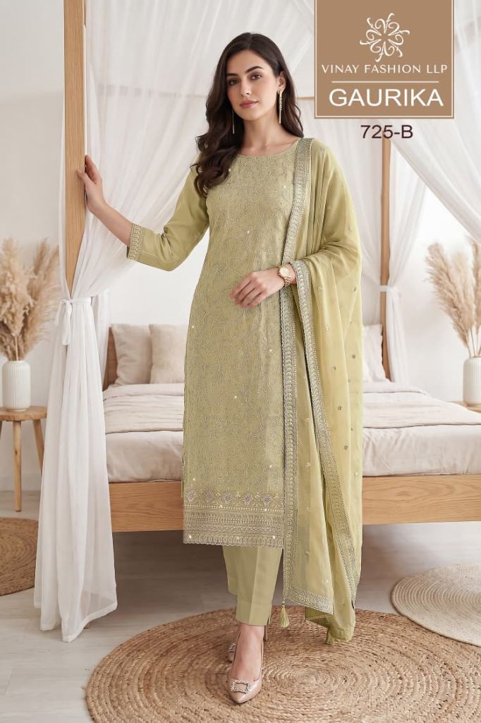 Vinay Kuleesh Gaurika Embroidered Salwar Kameez