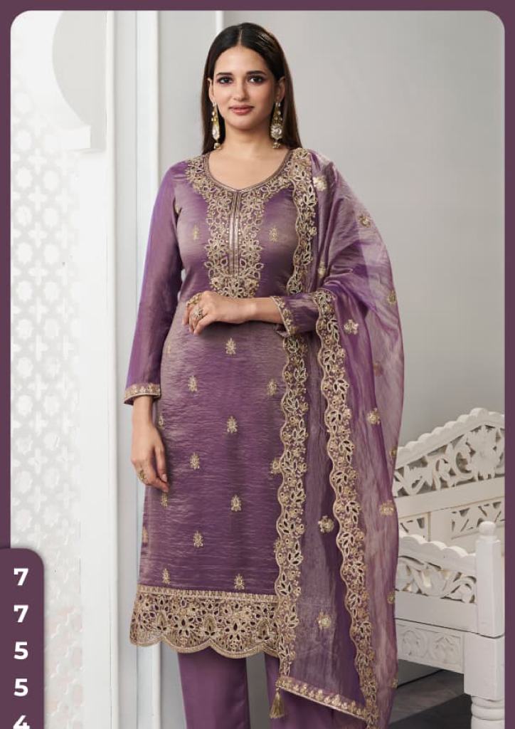 Vinay Kuleesh Ziana Embroidered Salwar Suit