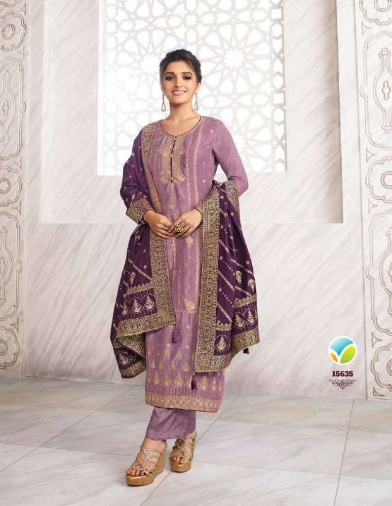 Vinay Fashion Kaseesh Zardosi Vol 2 Catalog Heavy Designer Wear Dress Materials