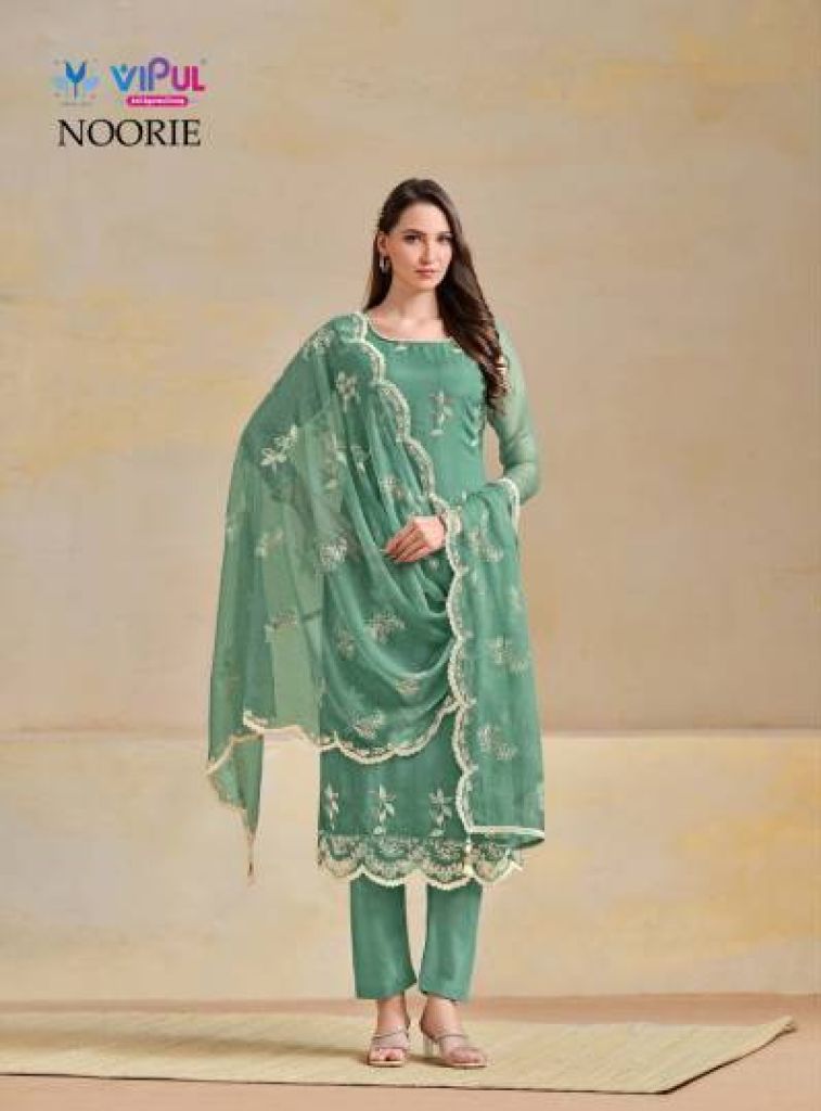Vipul Noorie Soft Organza Designer Salwar Suits