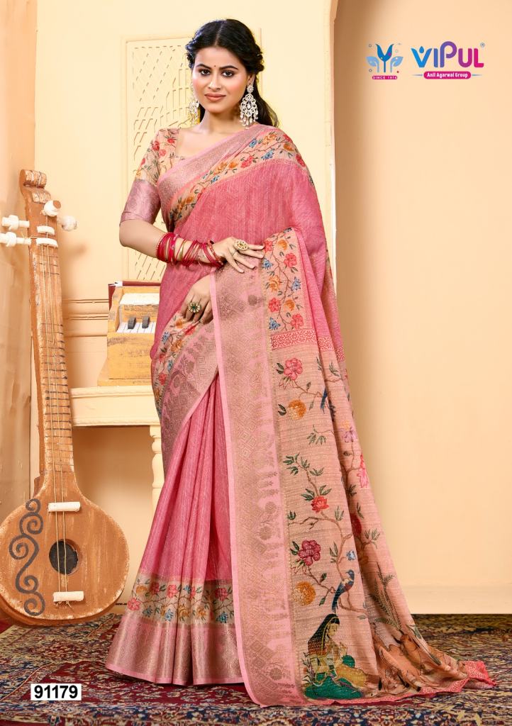 Vipul Shubhamgi Casual Wear Silk Saree