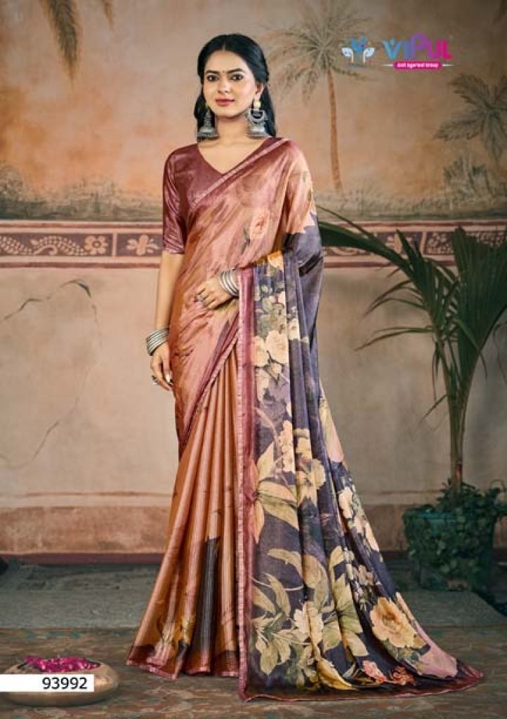 Vipul Venice Printed Fancy Saree