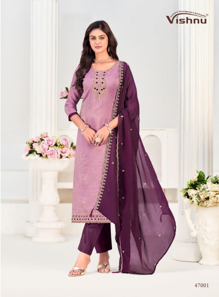 Vishnu Aayat Nc Moss Designer Dress Material