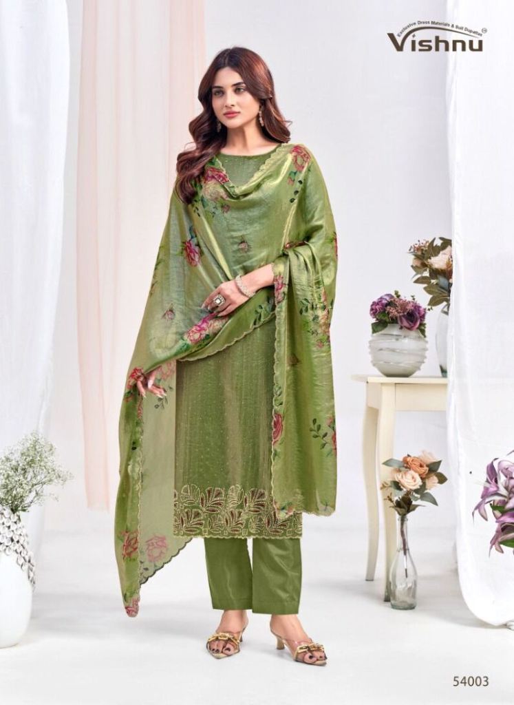 Vishnu Farhana Designer Dress Material