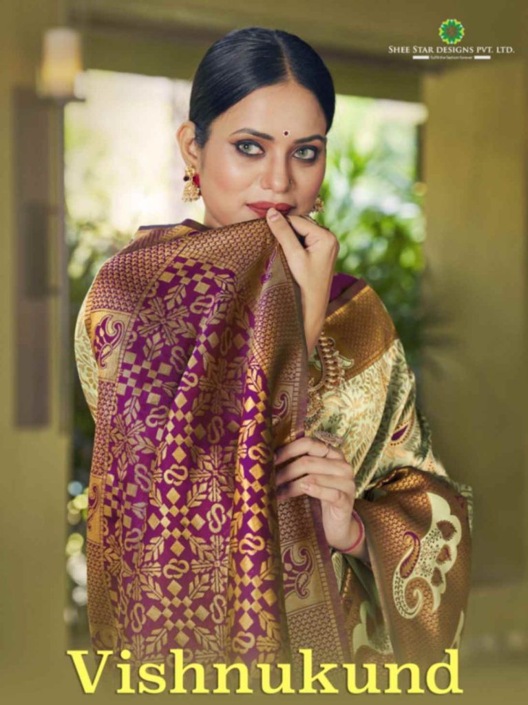 Vishnukund Festival Wear Designer Silk Saree Collection