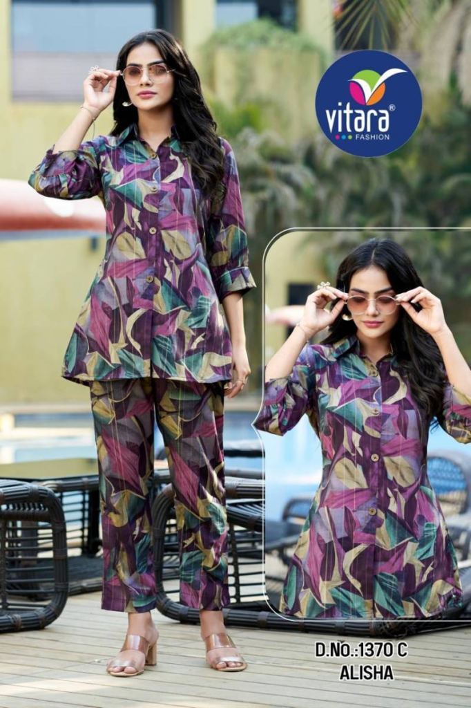 Vitara Alisha Printed Co Ord Set
