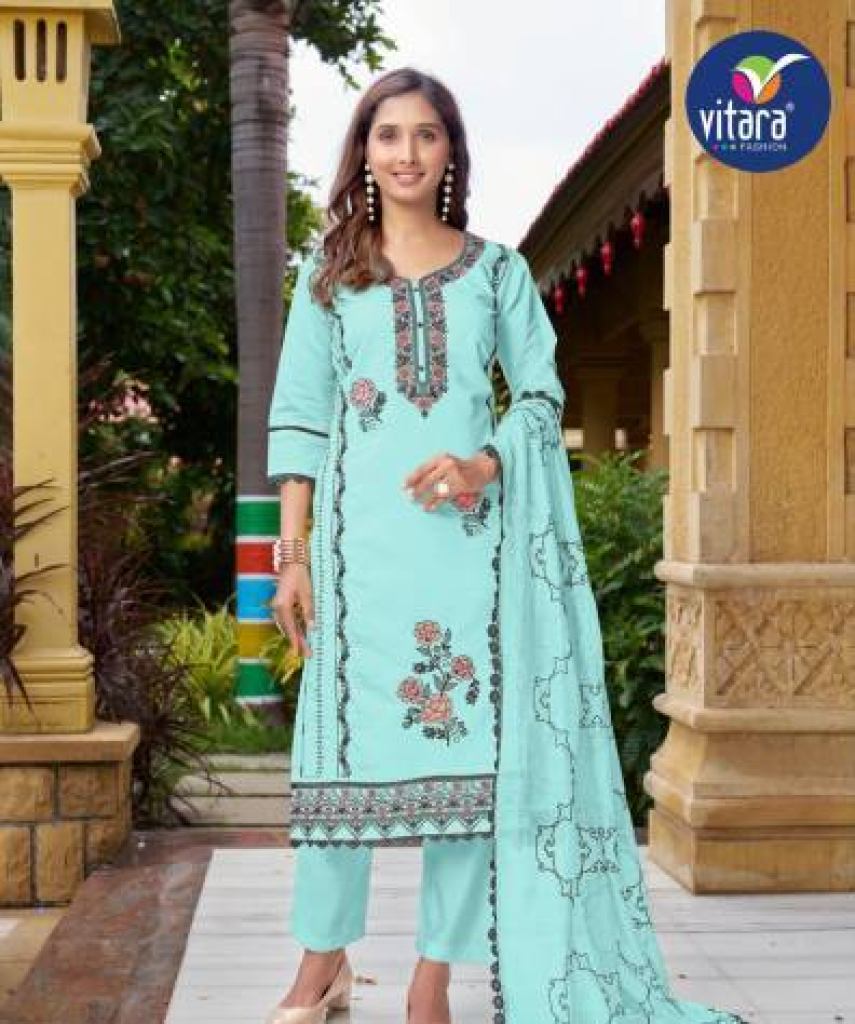 Vitara Black Beauty  Kurti Bottom With Dupatta