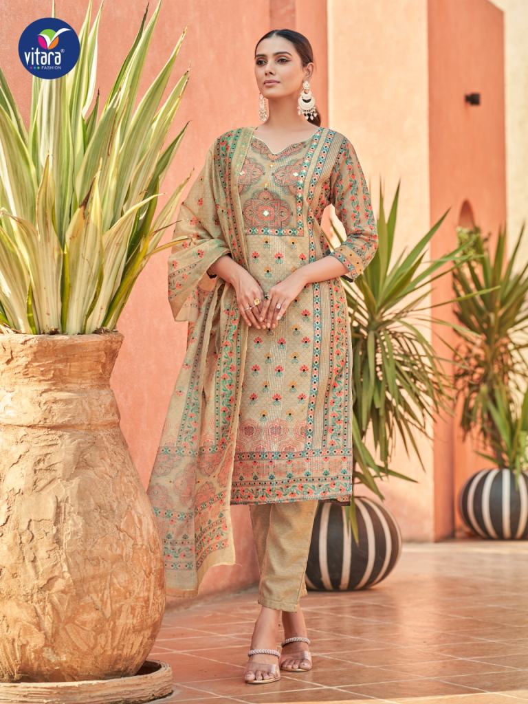 Vitara Canopus Styles Kurtis With Bottom Dupatta Collection