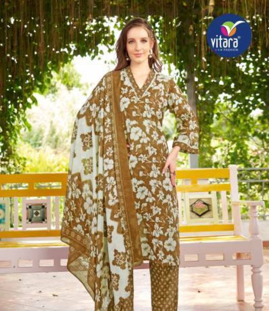 Vitara Minal 2 Printed Kurti Bottom With Dupatta