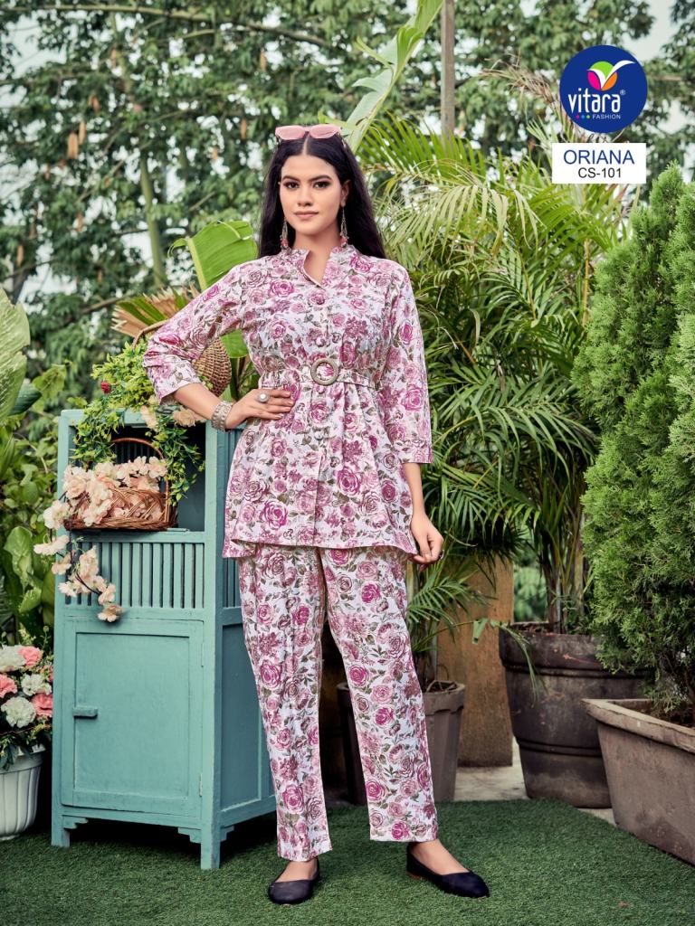 Vitara Oriana 101 Fancy Western Wear Top Bottom Collection