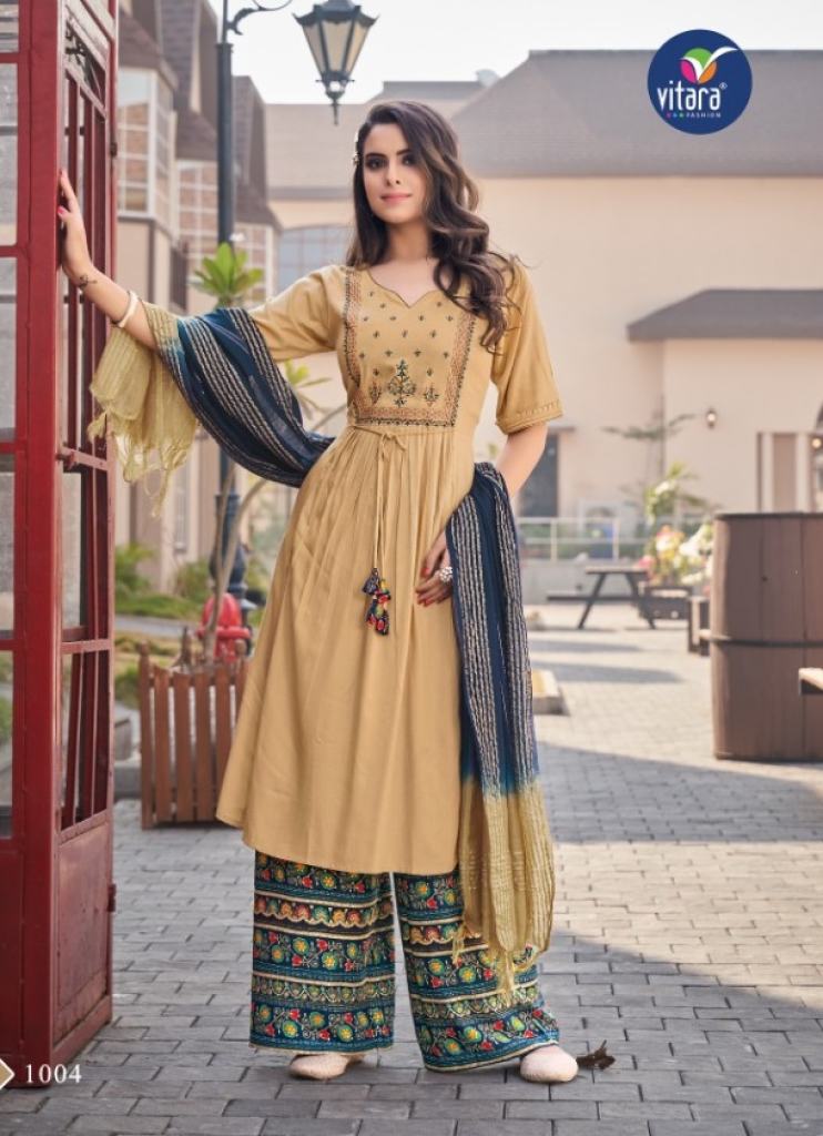 Vitara Orion Fancy Wear Kurtis With Bottom Dupatta Collection