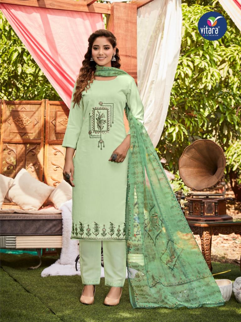 Vitara Rangat Exclusive Fancy Kurtis With Bottom Dupatta collection 