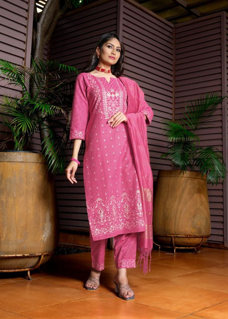 Vitara Roman Exclusive Designer Ready Made  kurti Bottom with Dupatta Collection