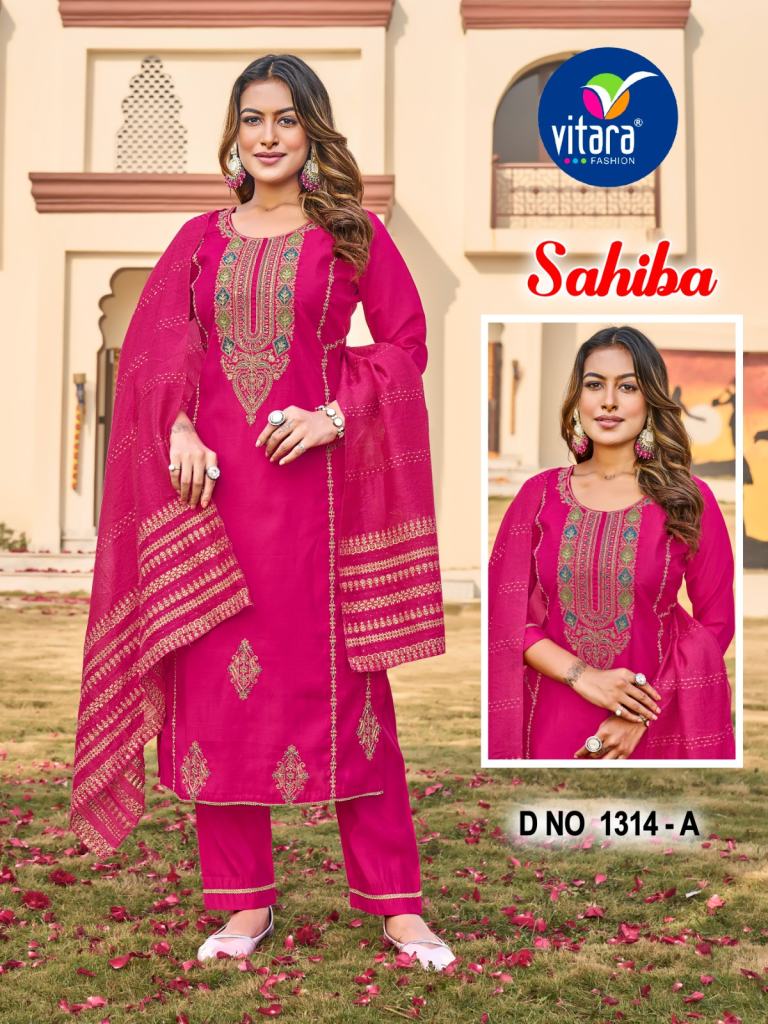 Vitara Sahiba Embroidred Kurti