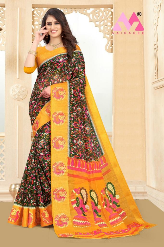 Vivera Kalamkari Casual Wear Printed Sarees Collection