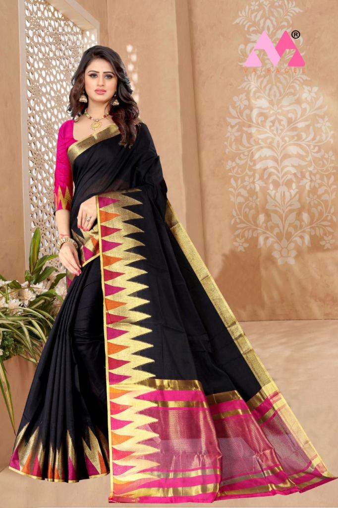 Vivera 	Temple Casual Wear Cotton Saree Catalog 