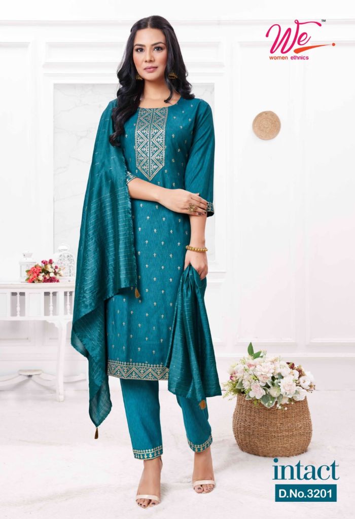 Wanna Intact Regular Wear Rayon Kurti Pant With Dupatta Collection