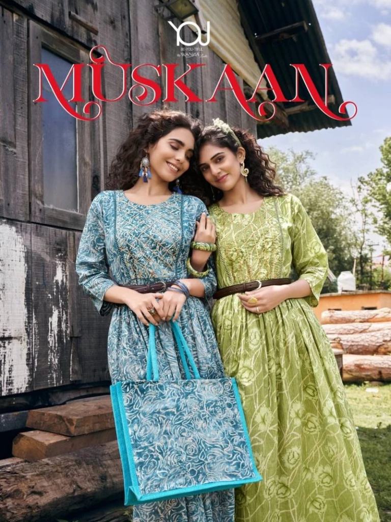 Wanna Muskaan Cotton Printed Designer Kurti Collection