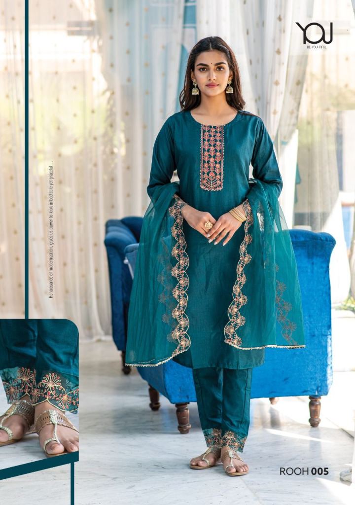 Wanna Rooh Catalog Party Wear Readymade Top Bottom With Dupatta