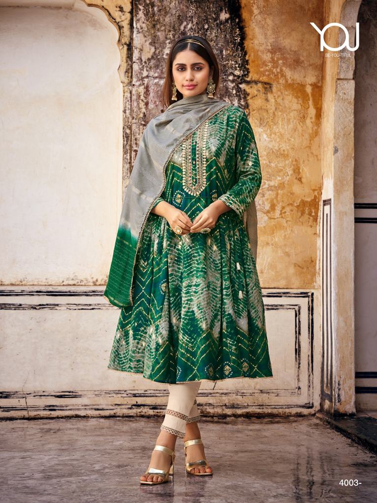 Wanna Saheba Naira Festive Kurti Pant With Dupatta Collection