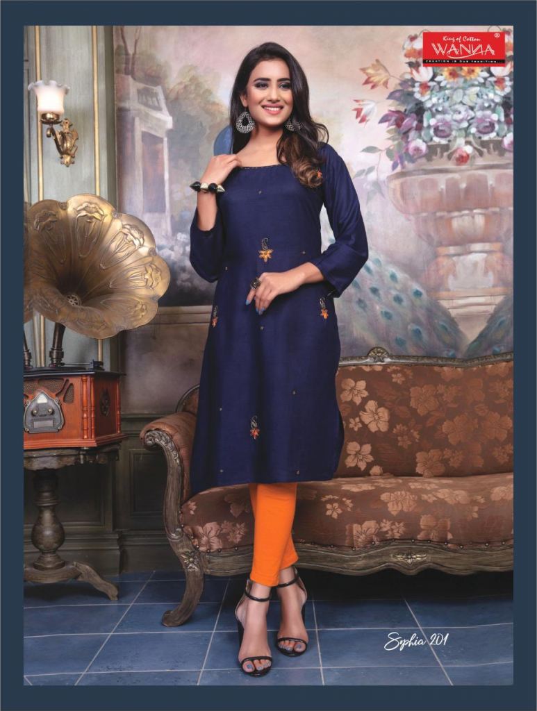 Wanna presents Sophia vol  2 Ethnic Wear Kurti Collection