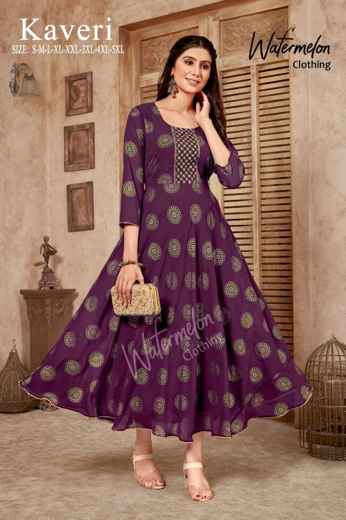 SIMONA 2 BY S3FOREVER BRAND GEORGETTE A -LINE KURTI WHOLESALER AND DEALER