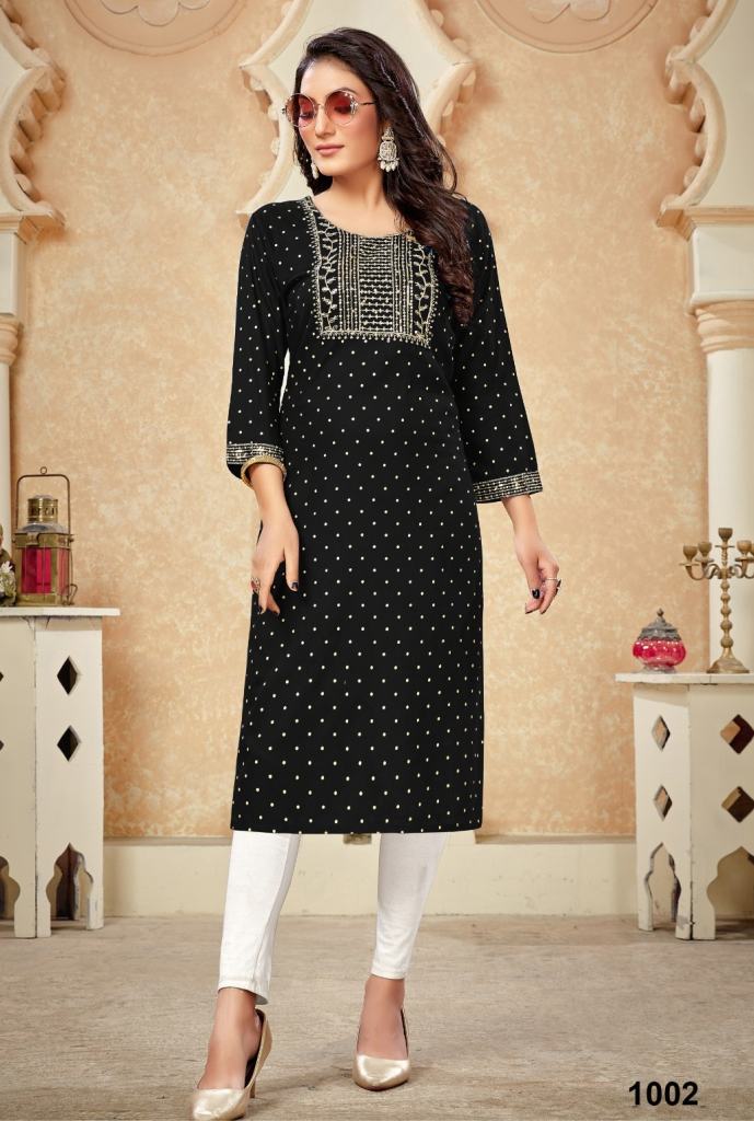 Watermelon Kusum Daily Wear Rayon Printed Kurti Collection