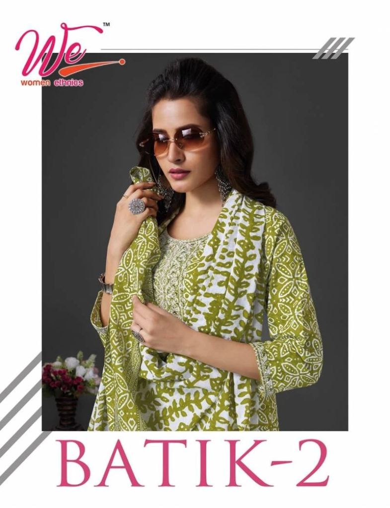 We Batik Vol 2 Cotton Printed Casual Wear Salwar Suit 