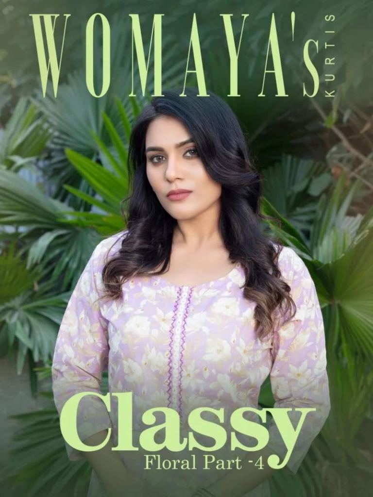 Womaya Classy Floral Part 4 Stylish Silk Salwar Suit Casual Wear Collection 
